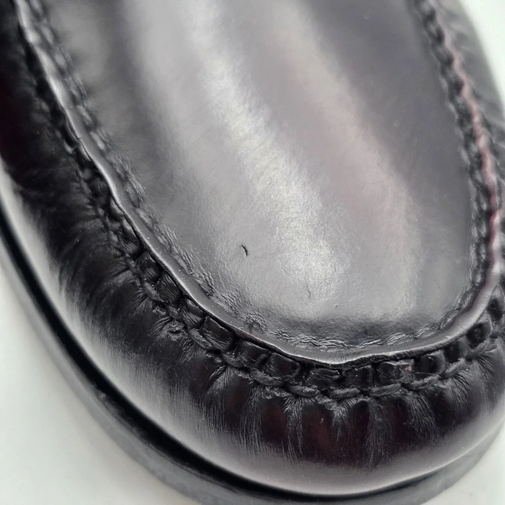 COLE HAAN Pinch Penny Loafer BURGUNDY Slip-On Dress‎ Shoes 03504 Men's 9.5 D